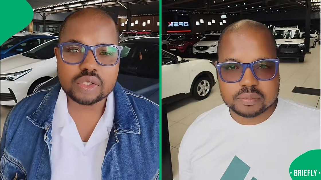 A salesman shared if a R10k salary could afford one a car in a video.