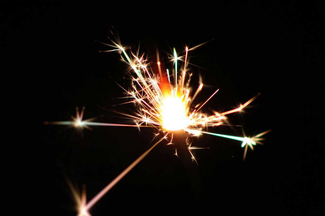 Stray fire cracker lands on man