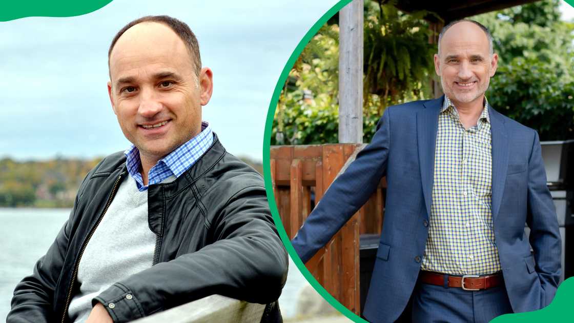 David Visentin is seen at work