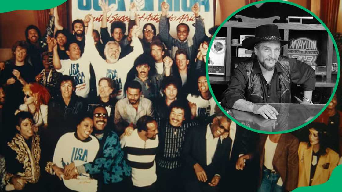 Some singers of We Are the World Some singers of We Are the World