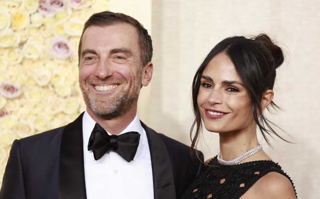 Jordana Brewster and Mason Morfit at the Golden Globe Awards