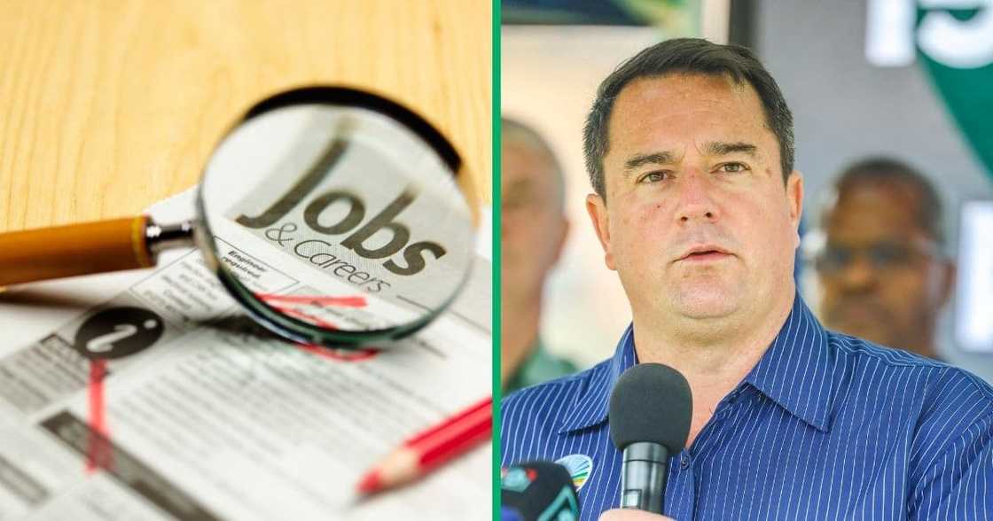 DA Leader John Steenhuisen warned that unemployment would worsen under the ANC DA Leader John Steenhuisen warned that unemployment would worsen under the ANC
