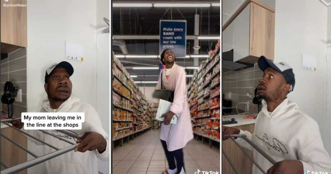 A skit depicting a nervous child waiting in a line has had many laughing at the relatable experience A skit depicting a nervous child waiting in a line has had many laughing at the relatable experience