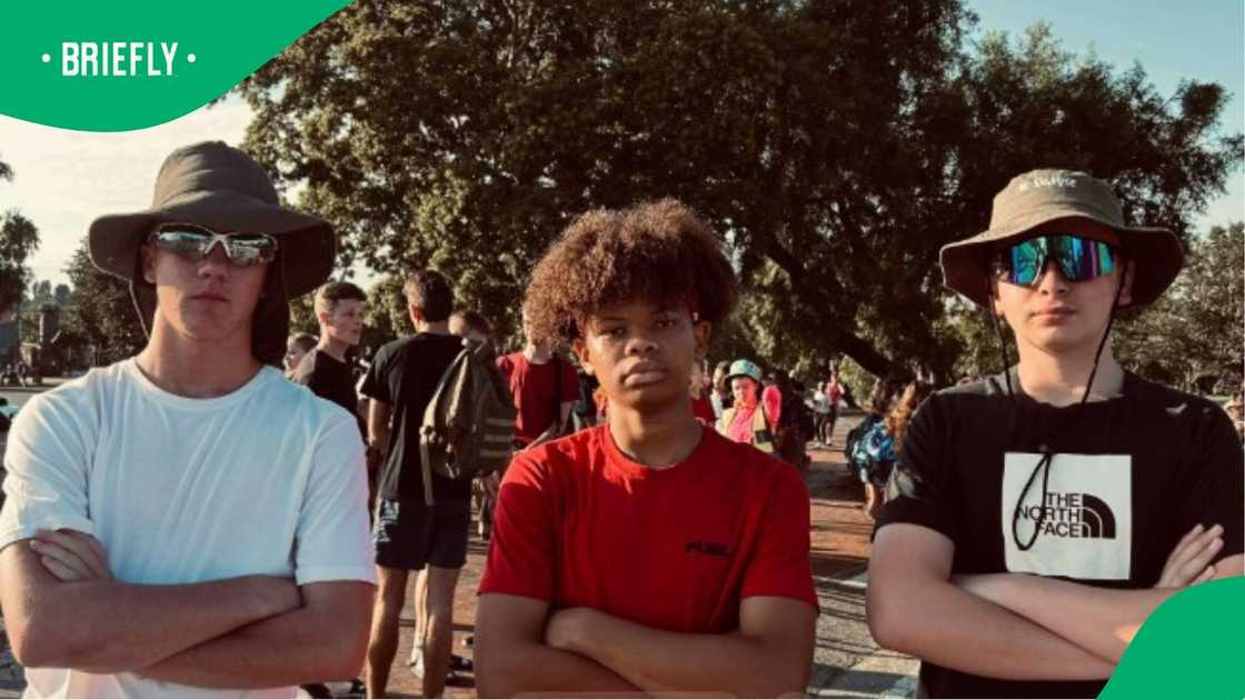 Thomas Sithole and his friends. Thomas Sithole and his friends.