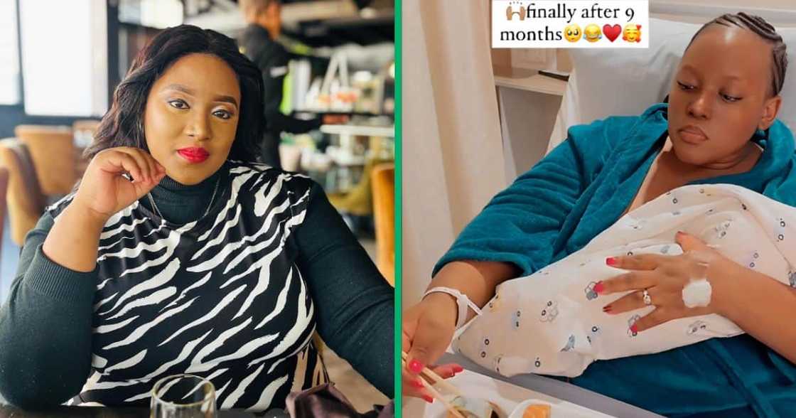 A new mom shared a video of herself indulging in some sushi after giving birth A new mom shared a video of herself indulging in some sushi after giving birth
