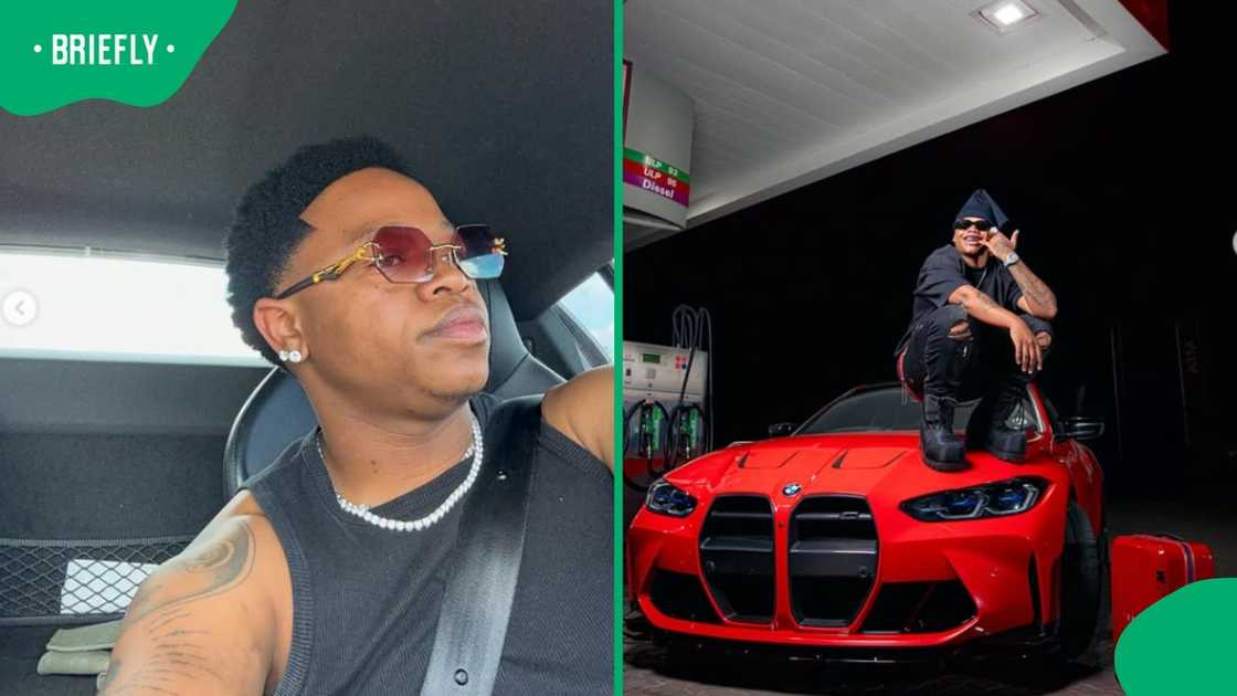 Ghost Hlubi breaks his silence after his car accident.