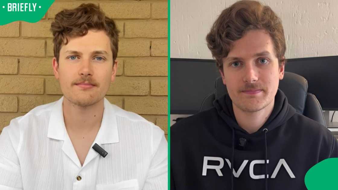 A man informed people about a new scam.