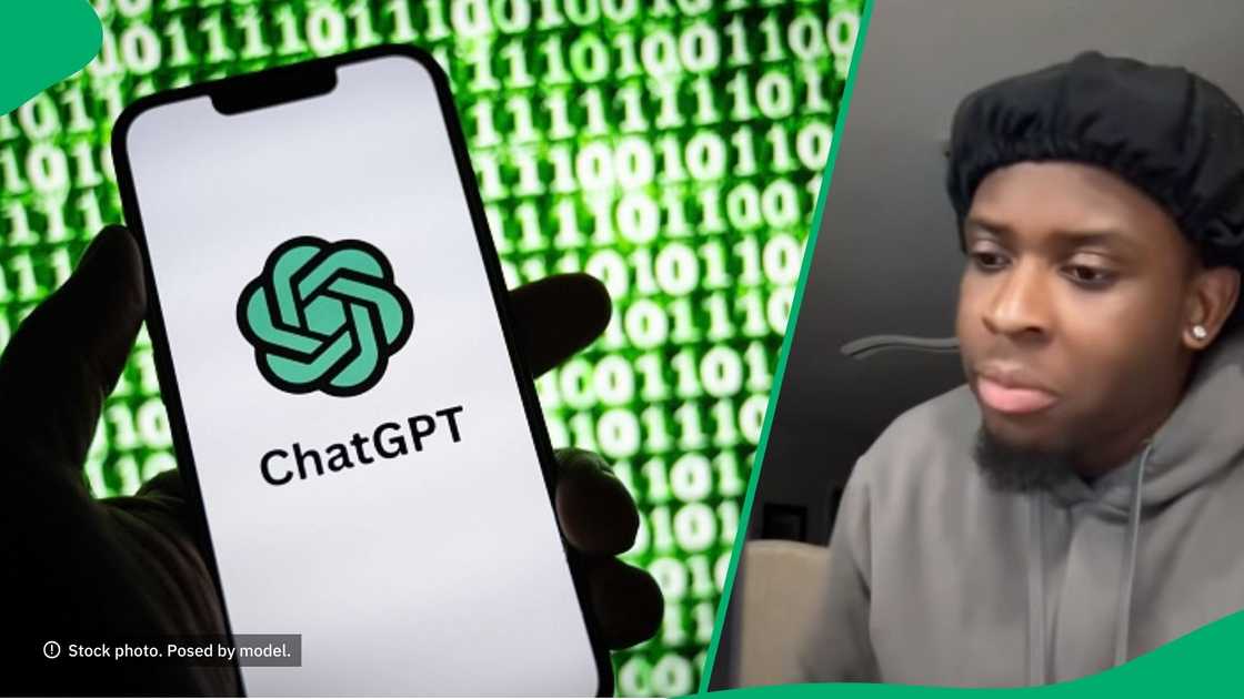 A man clashed with AI in a TikTok video A man clashed with AI in a TikTok video
