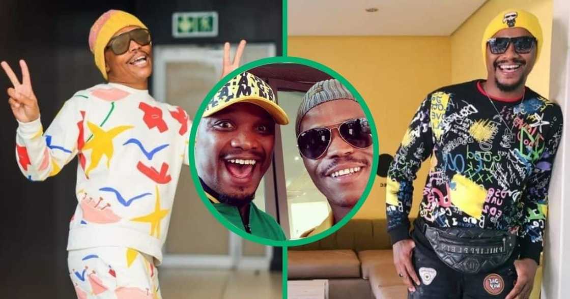 Somizi and his best friend TT Mbha have reunited. Somizi and his best friend TT Mbha have reunited.