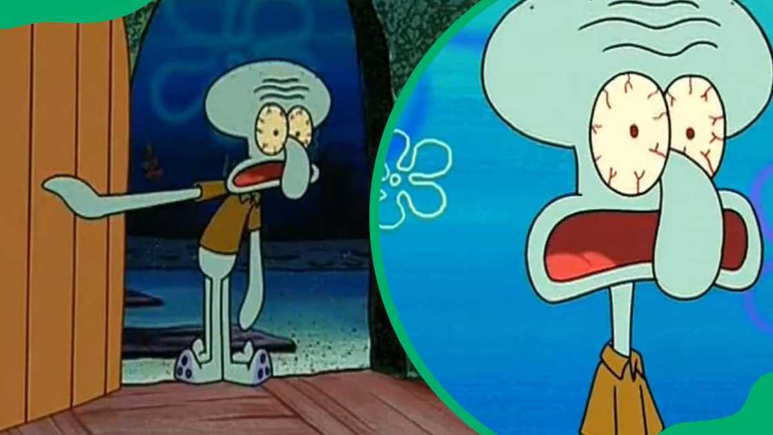 Squidward Tentacles at the entrance Squidward Tentacles at the entrance
