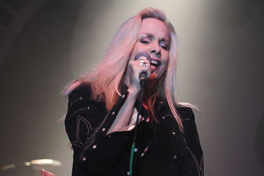 Cherie Currie performing on stage during a Medlock Krieger Celebrity Golf Invitational All-Star Concert Cherie Currie performing on stage during a Medlock Krieger Celebrity Golf Invitational All-Star Concert
