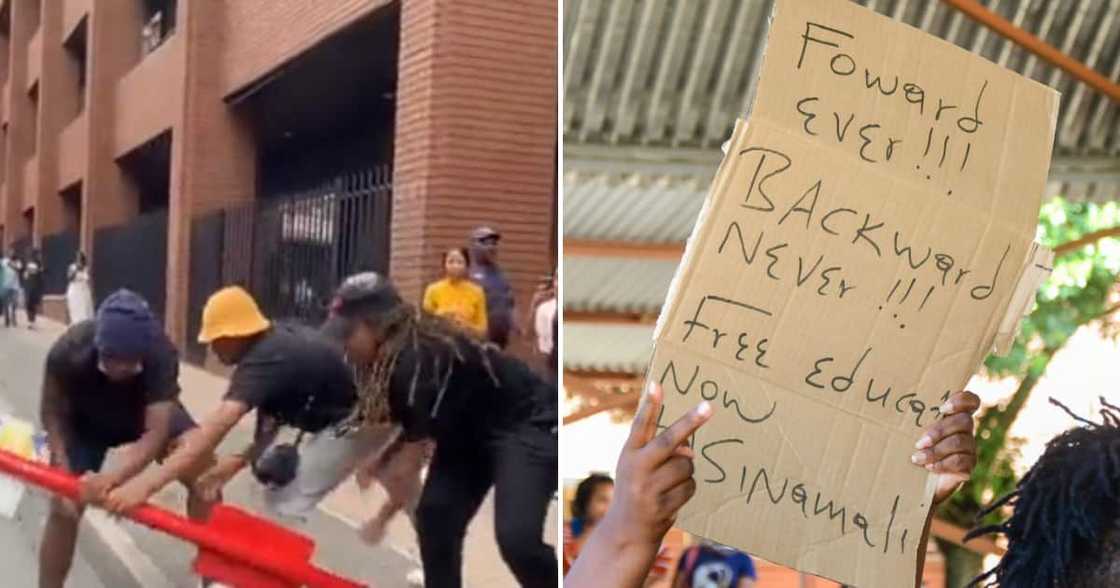 Wits shutdown spills into Braamfontein Wits shutdown spills into Braamfontein