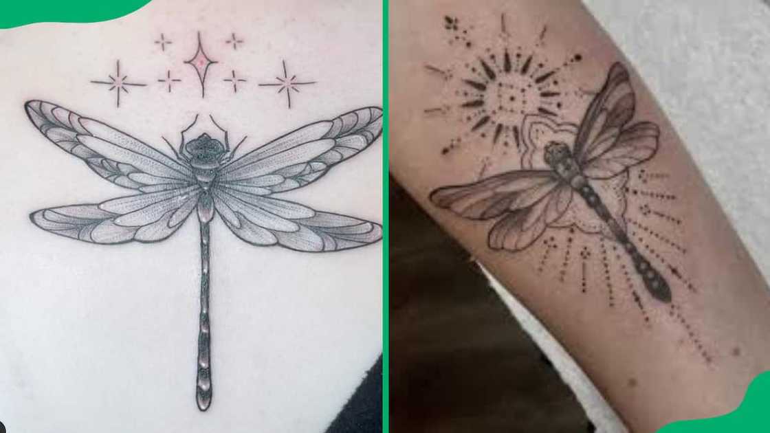 Glowing dragonfly tattoo Glowing dragonfly tattoo