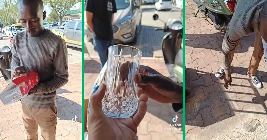 A video of unbreakable drinking glasses A video of unbreakable drinking glasses