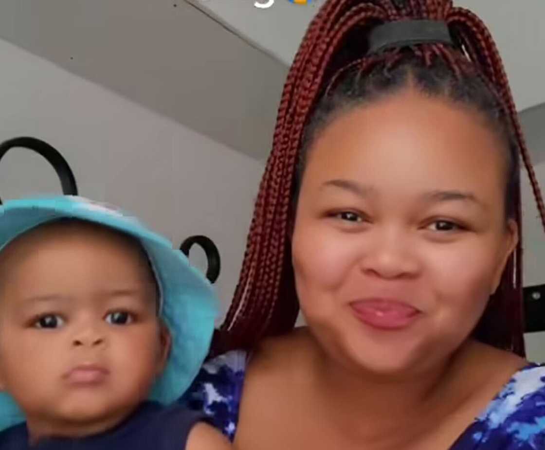 A South African mom's voice left her son crying in a video that had people in laughter. A South African mom's voice left her son crying in a video that had people in laughter.