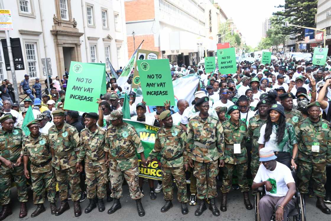 The MK Party marched and protested against the VAT increase, which was scrapped The MK Party marched and protested against the VAT increase, which was scrapped