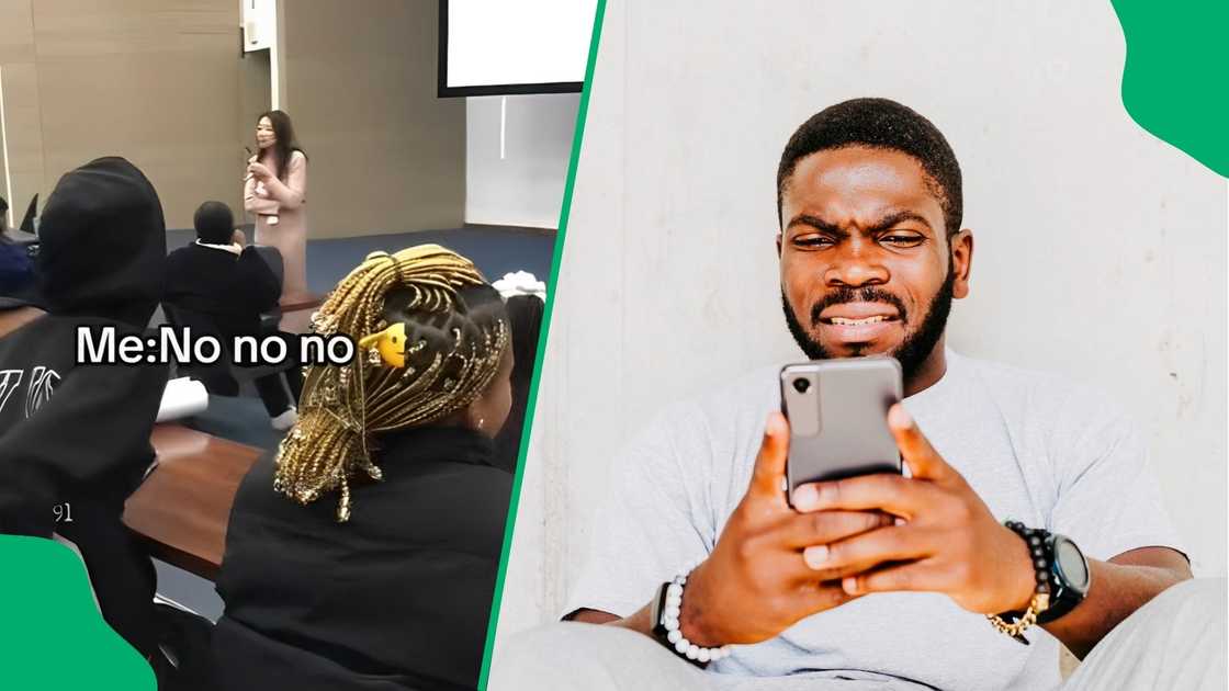 University of Johannesburg students walked out of a lecture, upsetting people online. University of Johannesburg students walked out of a lecture, upsetting people online.