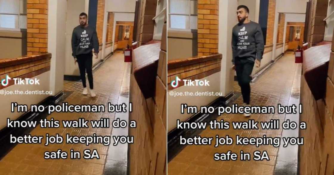 Man goes viral on tik-tok after how to keep safe in South Africa Man goes viral on tik-tok after how to keep safe in South Africa