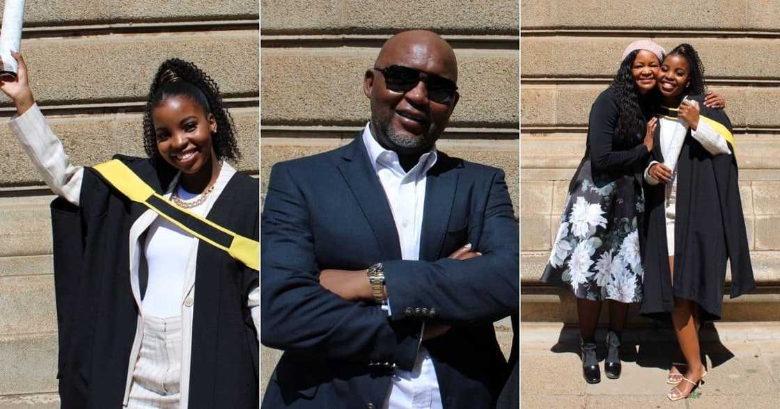 Africa, Delights, Pitso Mosimane, Daughter, Graduates, Wits University Africa, Delights, Pitso Mosimane, Daughter, Graduates, Wits University