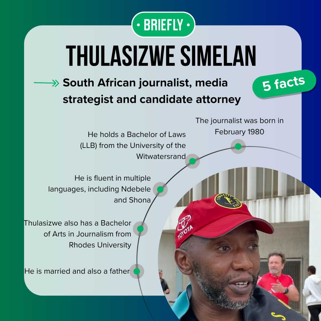 Fast facts about Thulasizwe Simelan.