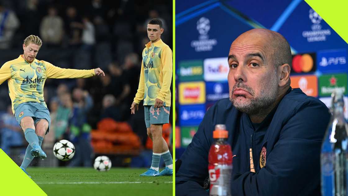 Pep Guardiola delivered a worrying update about Kevin De Bruyne's health status after the latter picked up an injury in the Champions League.