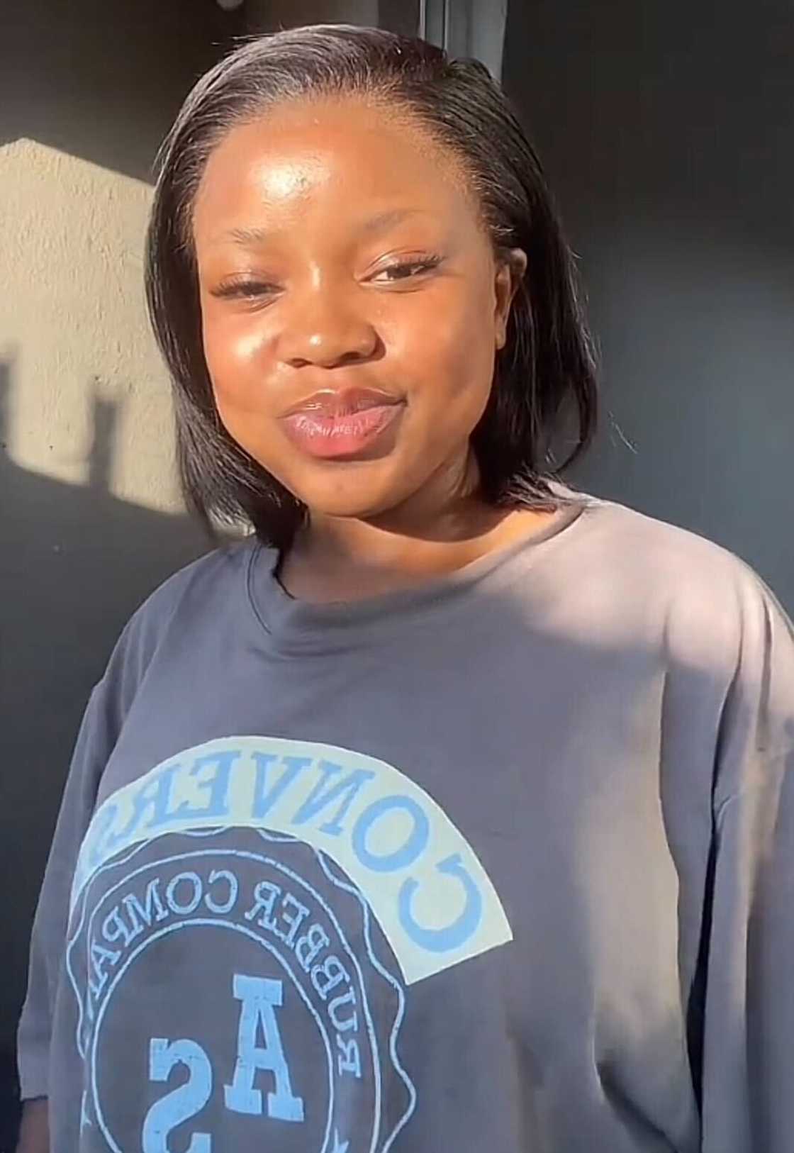 A young South African woman flexed the house she was building in a TikTok video.