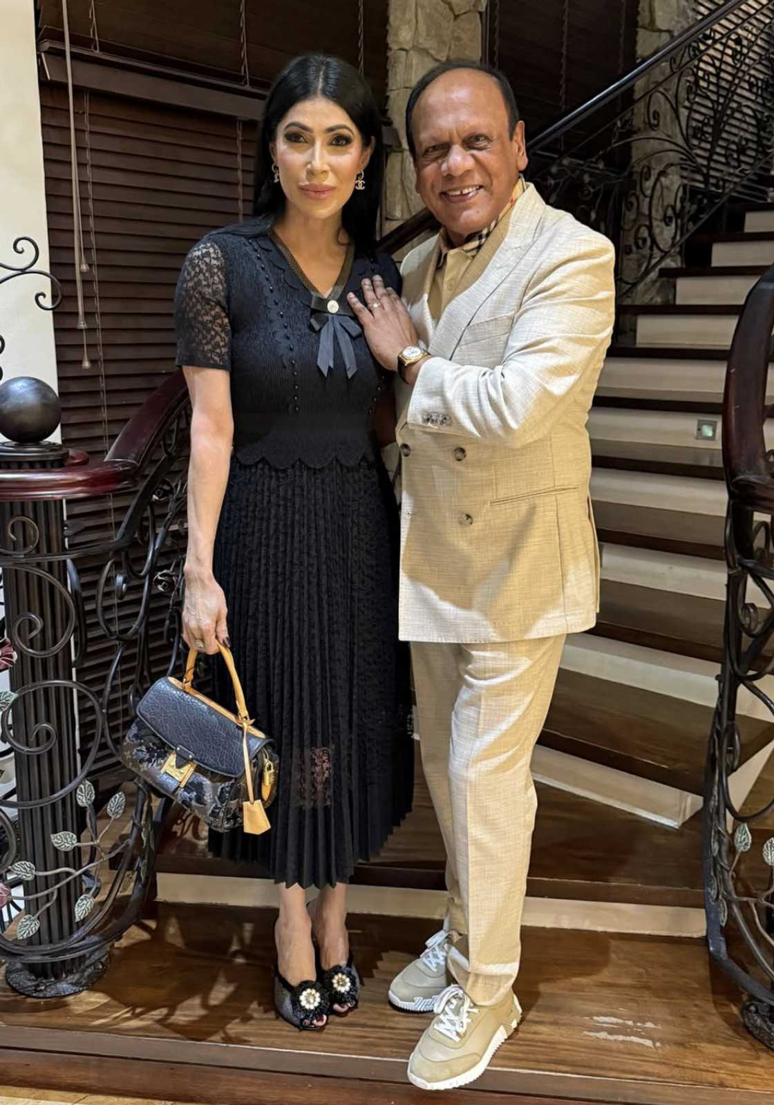 Vivian Reddy bought his wife, Sorisha Naidoo, a diamond ring