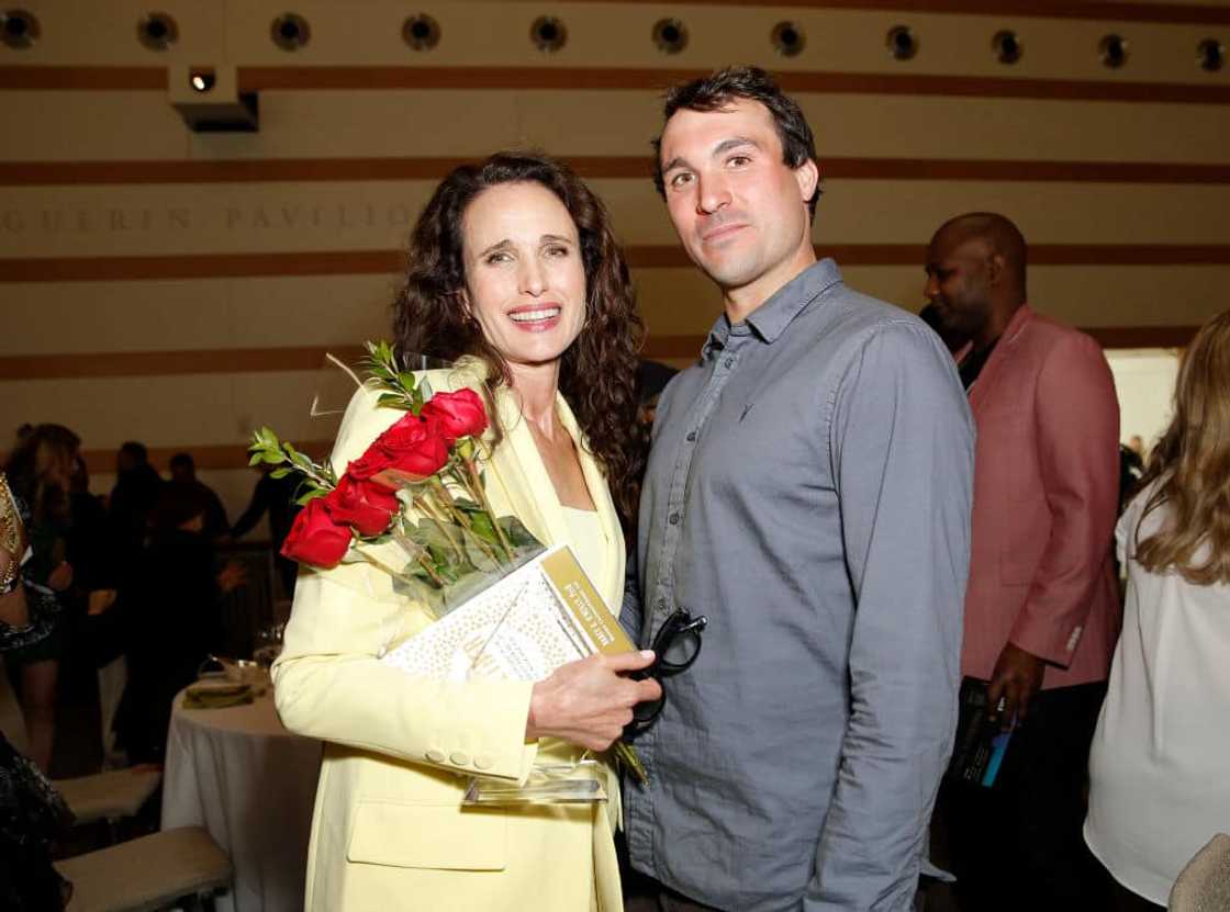 Andie MacDowell's son Andie MacDowell's son