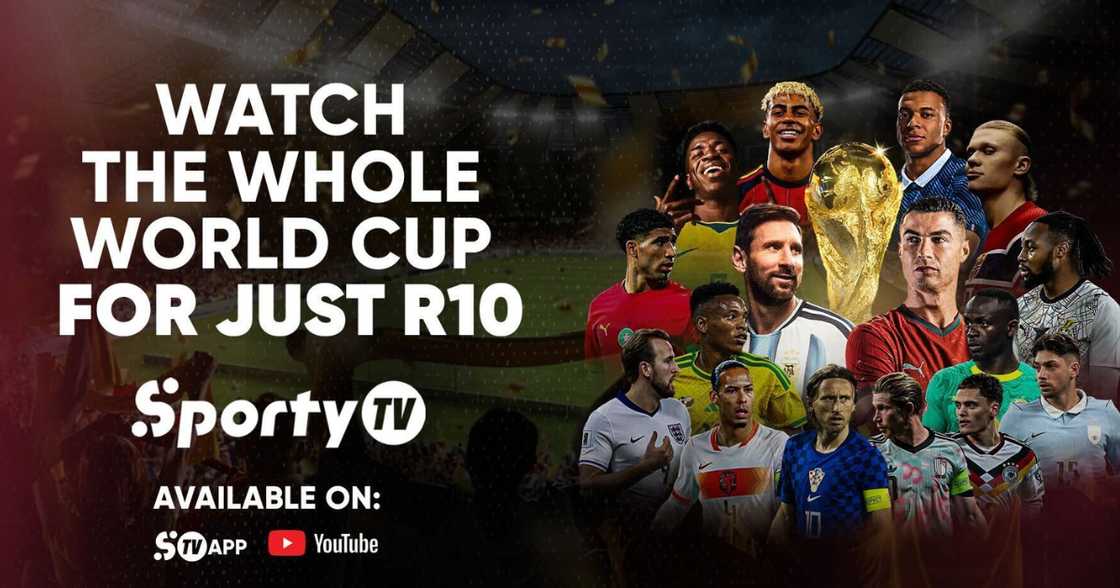 One app. One payment. Every match. A new era of World Cup viewing for South African fans thanks to SportyTV.