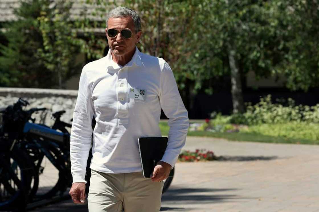 Disney announced that Bob Iger, photographed today at a conference in Sun Valley, Idaho, will stay on as CEO until the end of 2026 Disney announced that Bob Iger, photographed today at a conference in Sun Valley, Idaho, will stay on as CEO until the end of 2026