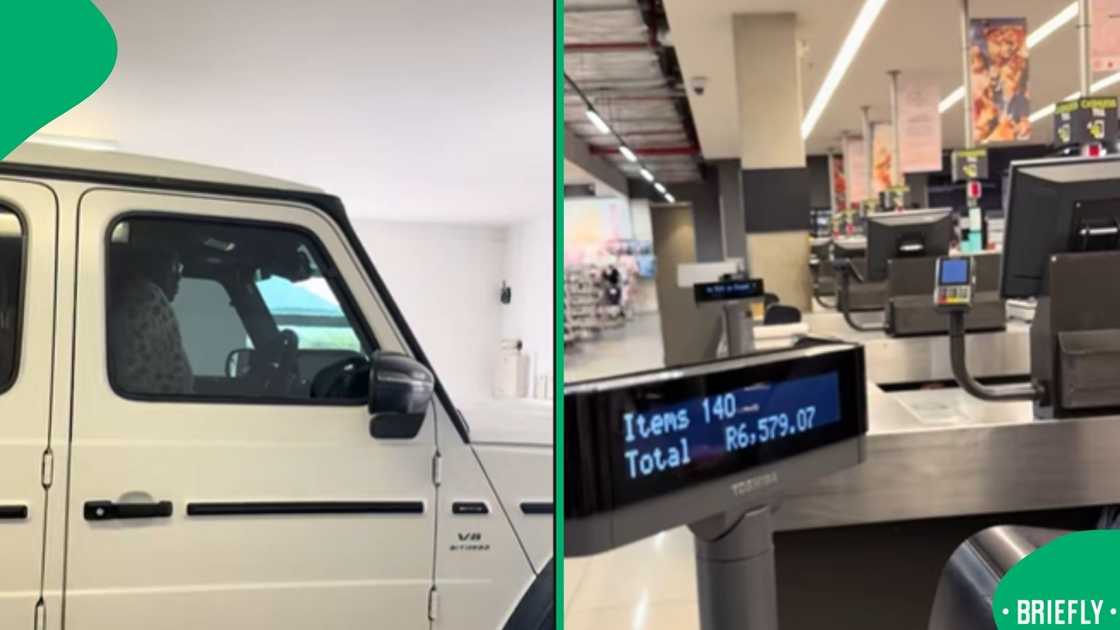 A woman gave viewers a peek into her lifestyle by sharing a video of her Woolworths weekly grocery shop