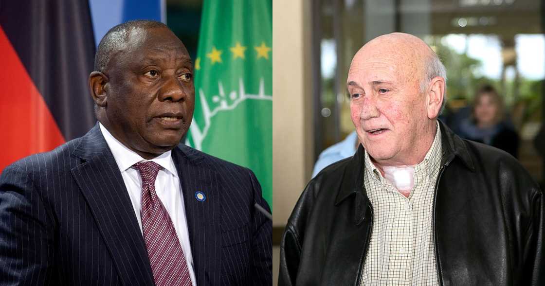 President Ramaphosa, FW de Klerk, eulogy, funeral, memorial