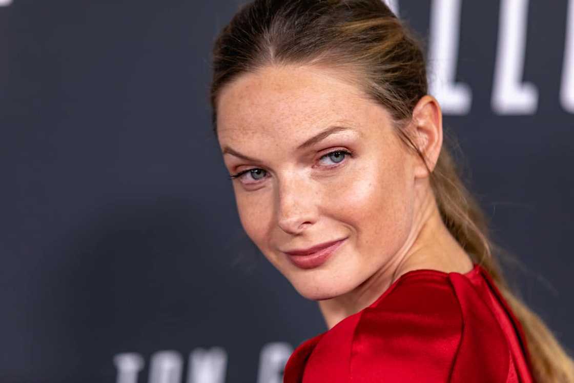 Swedish actress Rebecca Ferguson at the Mission: Impossible premiere Swedish actress Rebecca Ferguson at the Mission: Impossible premiere