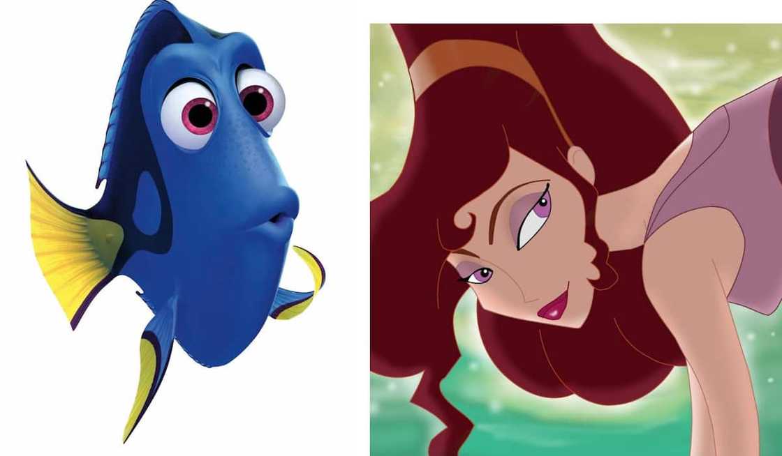 Dory and Megara Dory and Megara