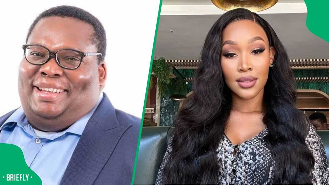 Fans claim Mpumi Mpophatlane looks like her husband Fans claim Mpumi Mpophatlane looks like her husband