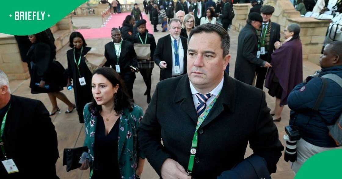 The DA's John Steenhuisen said the party wanted positions in the Cabinet to make changes in SA The DA's John Steenhuisen said the party wanted positions in the Cabinet to make changes in SA