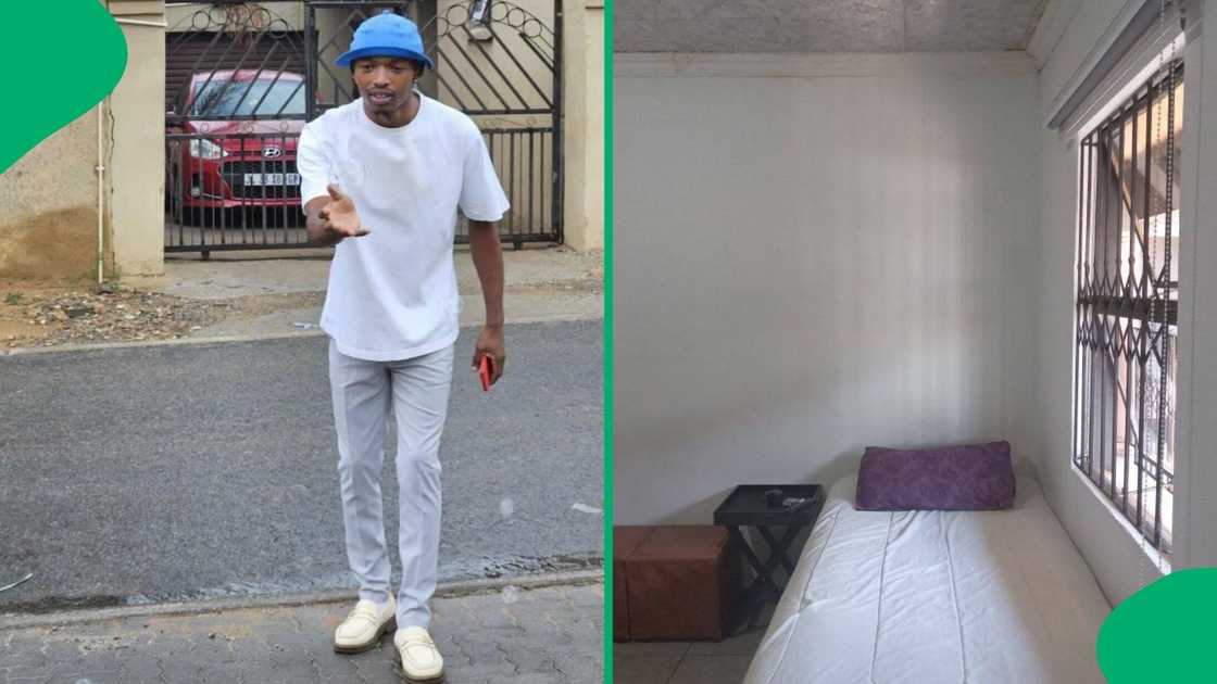 A young man showed off the home he created at 24. A young man showed off the home he created at 24.