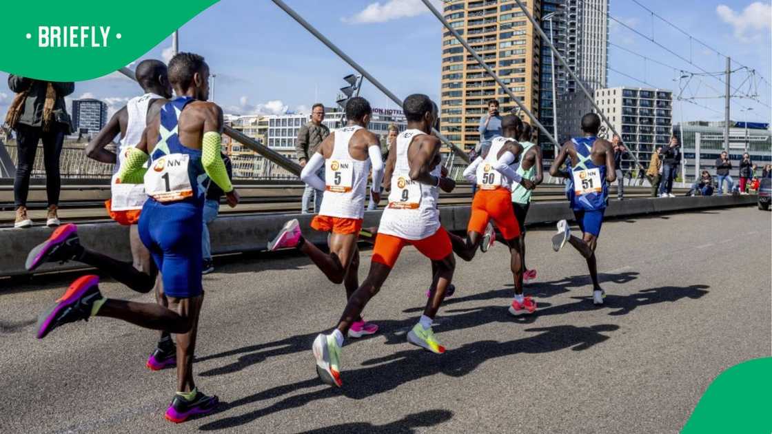 Utrecht Marathon runners