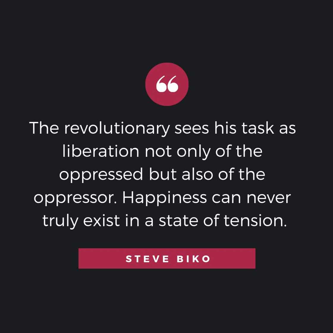 Steve Biko quotes on oppression