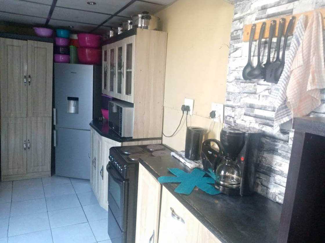 Nolubabalo Velaphi shows off her kitchen.