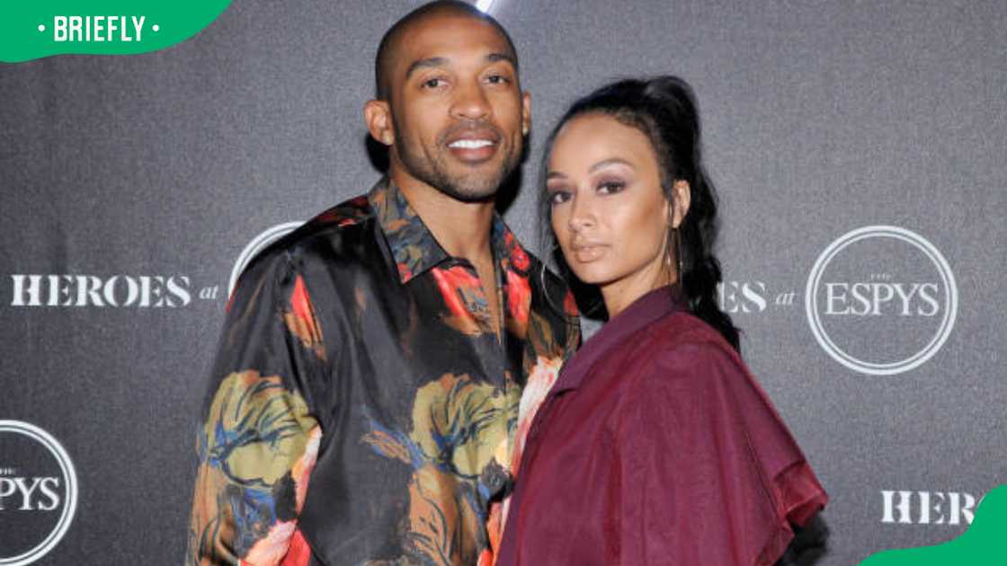 Orlando Scandrick (L) and Draya Michele at HEROES