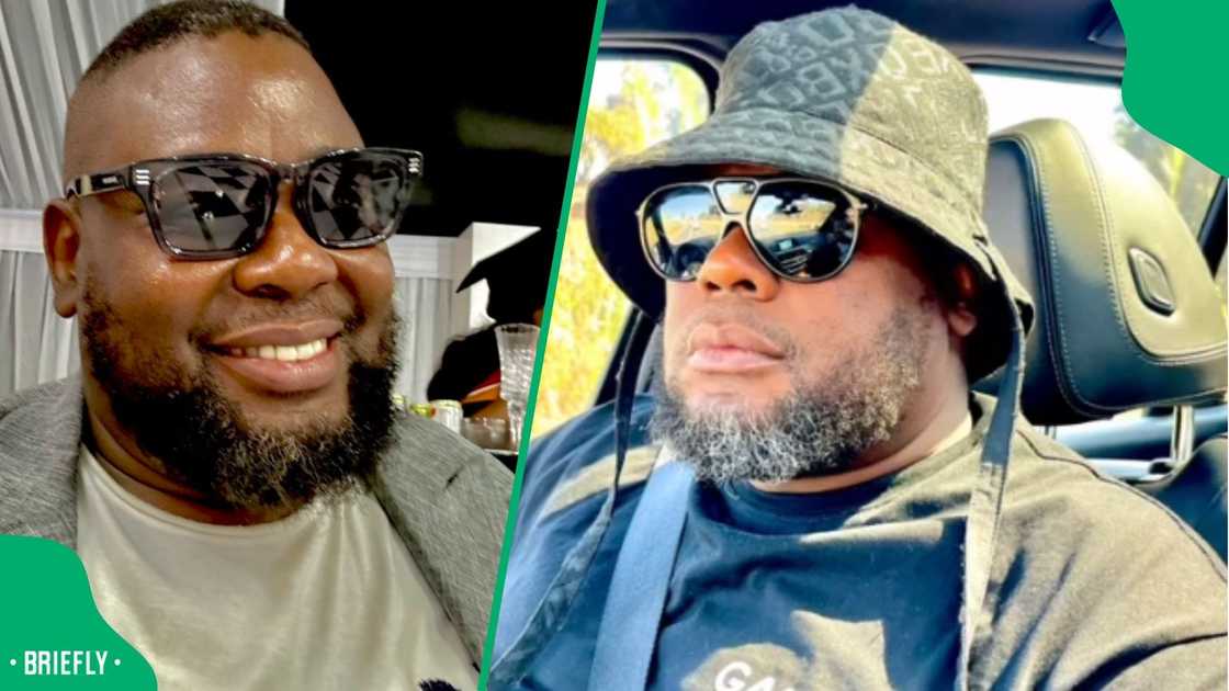 Feliz Hlope has responded to the backlash he received online for mingling with his wife's best friend.