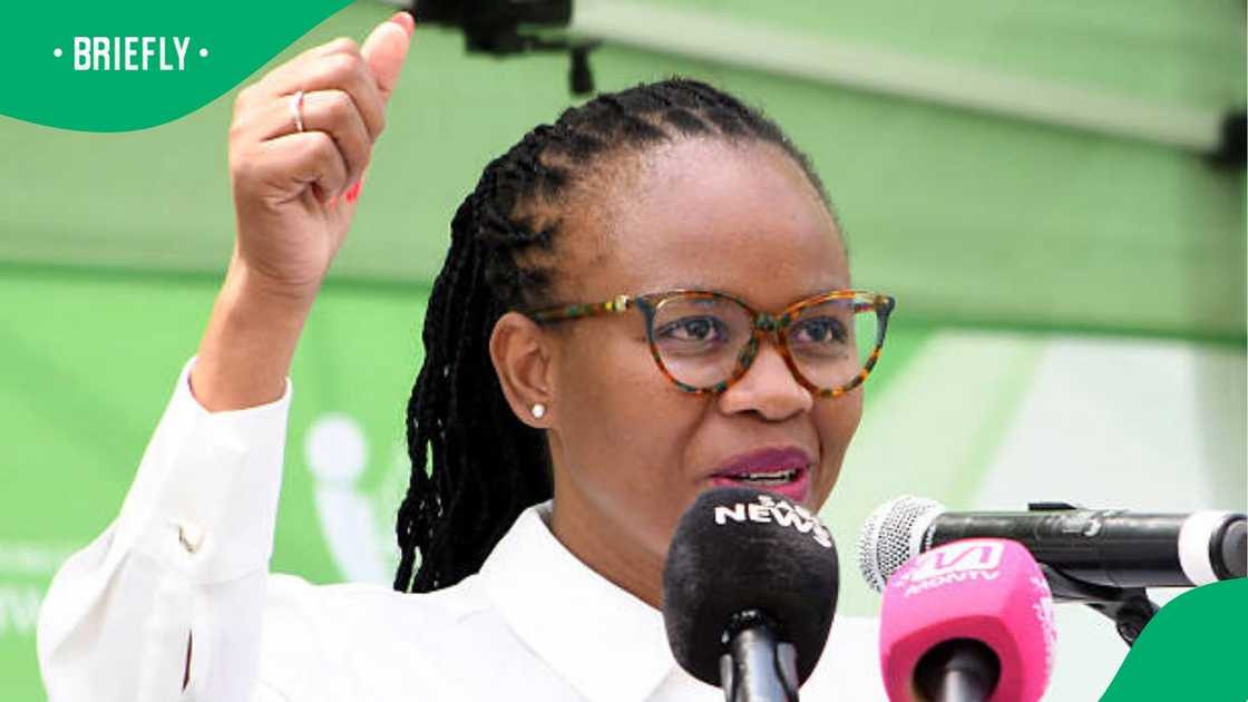 A picture of Tshwane Mayor Dr Nasiphi Moya