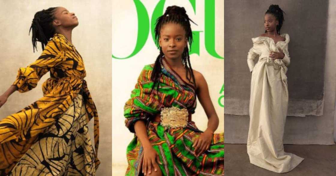 Amanda Gorman glows in Kente gown as she becomes first poet for Vogue cover Amanda Gorman glows in Kente gown as she becomes first poet for Vogue cover