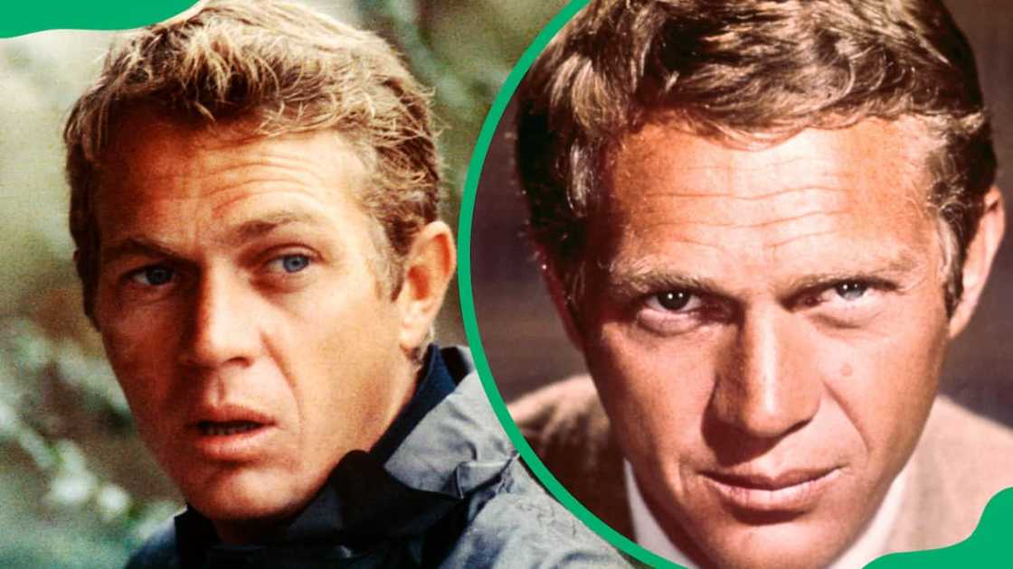 Close up of Steve McQueen in the 1960s. Close up of Steve McQueen in the 1960s.