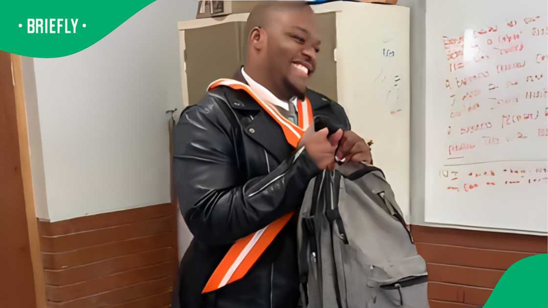 2x graduate teacher honored with hilarious morning greeting by students