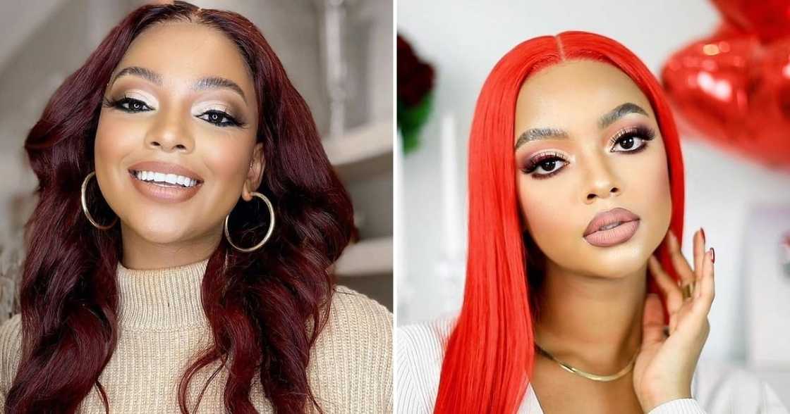 Mihlali Ndamase differentt hairstyles Mihlali Ndamase differentt hairstyles