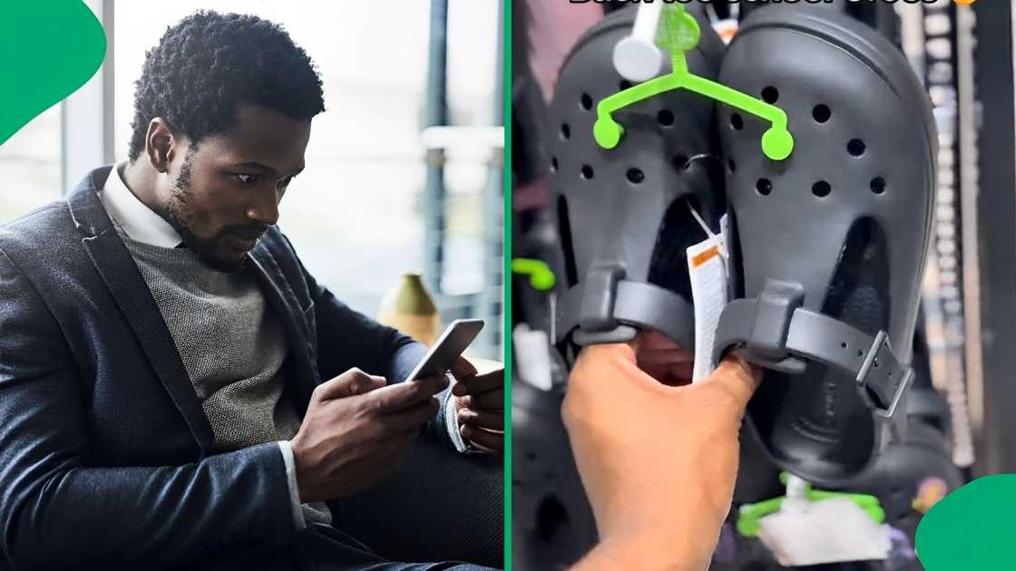 Mzansi people were stunned by a video of Crocs school shoes