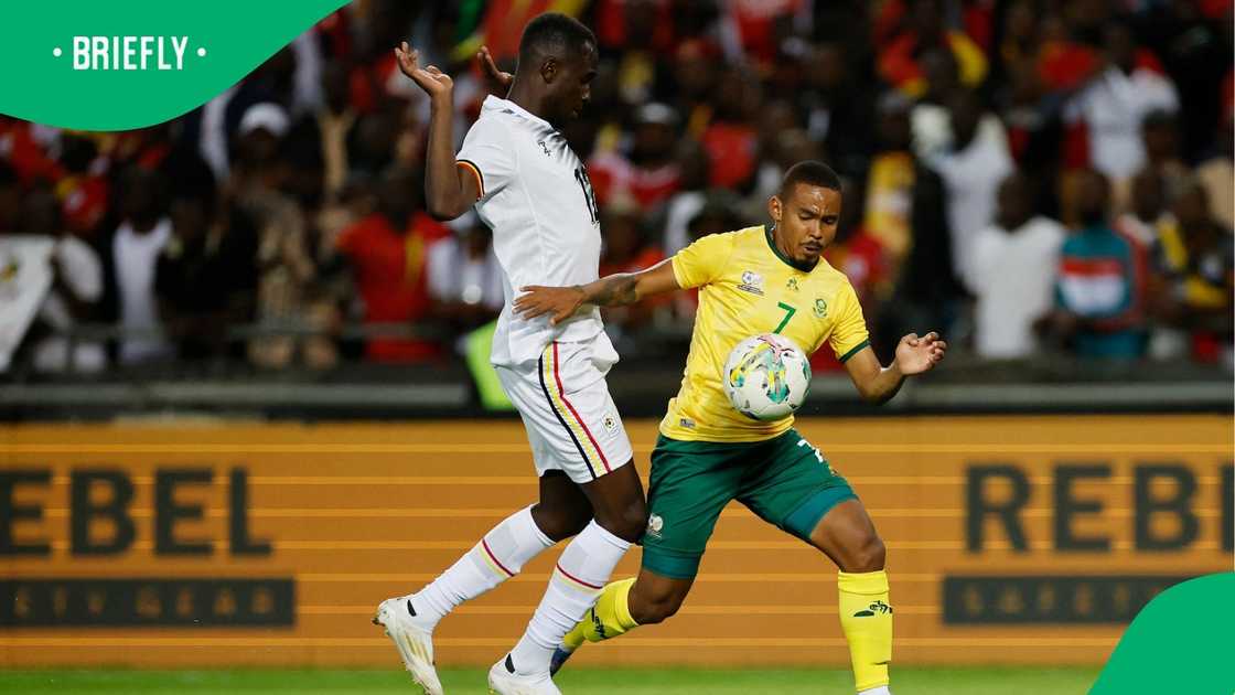 Oswin Appollis starred for Bafana Bafana in the Afcon qualification.