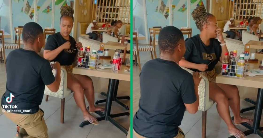 SA man proposed to girlfriend SA man proposed to girlfriend